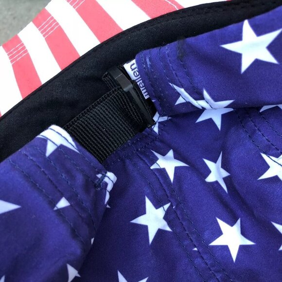 WELLEN USA 5 Panel USA America Hat Men's One Size Strapback Red White Blue Cap‌ - Picture 4 of 6